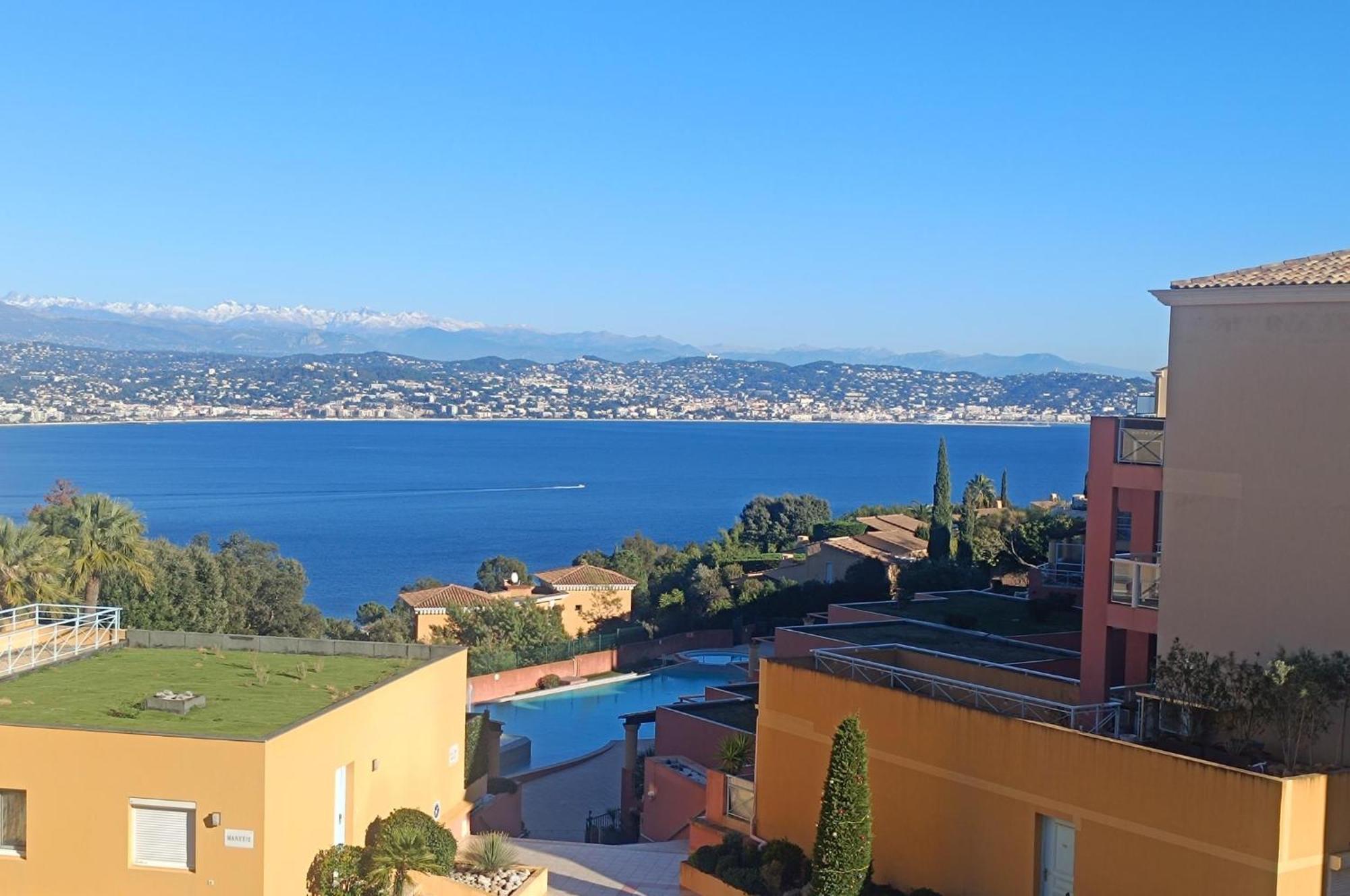 Magnifique Vue Mer Et Piscine - Les Cles De L Esterel Théoule-sur-Mer Eksteriør billede