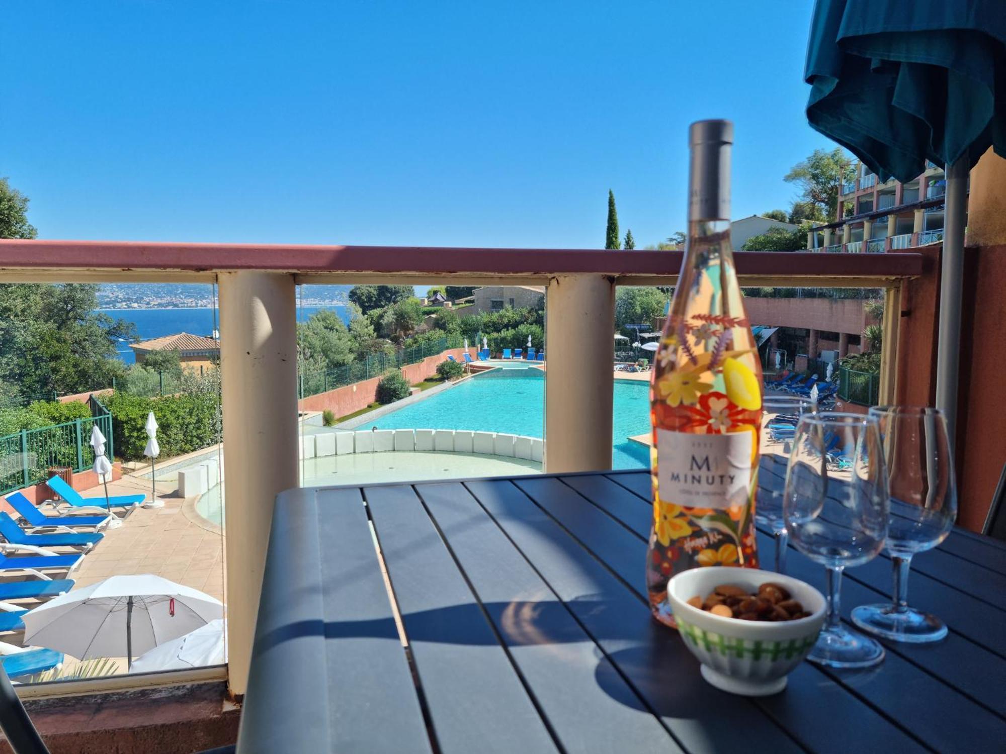 Magnifique Vue Mer Et Piscine - Les Cles De L Esterel Théoule-sur-Mer Eksteriør billede