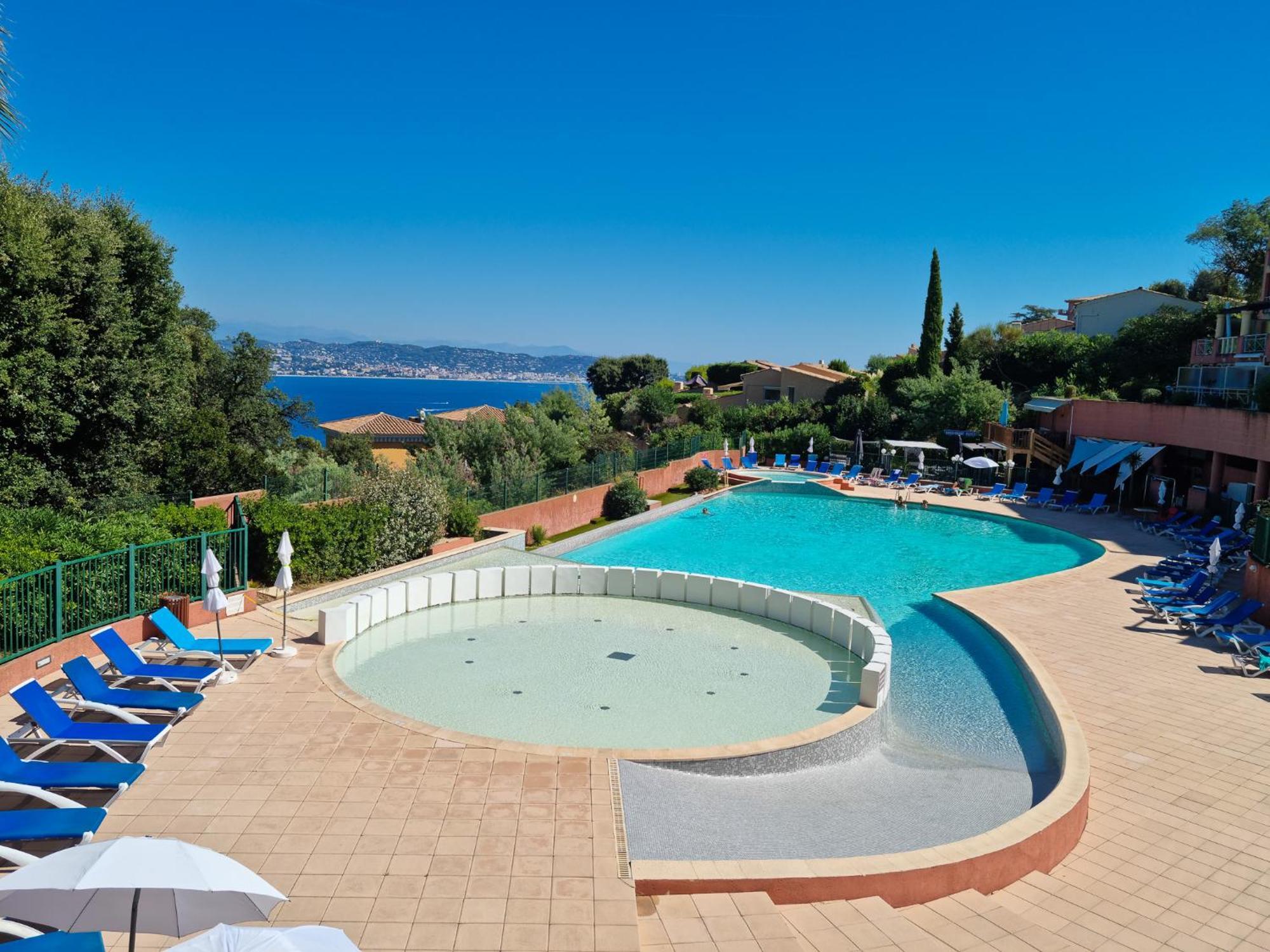 Magnifique Vue Mer Et Piscine - Les Cles De L Esterel Théoule-sur-Mer Eksteriør billede