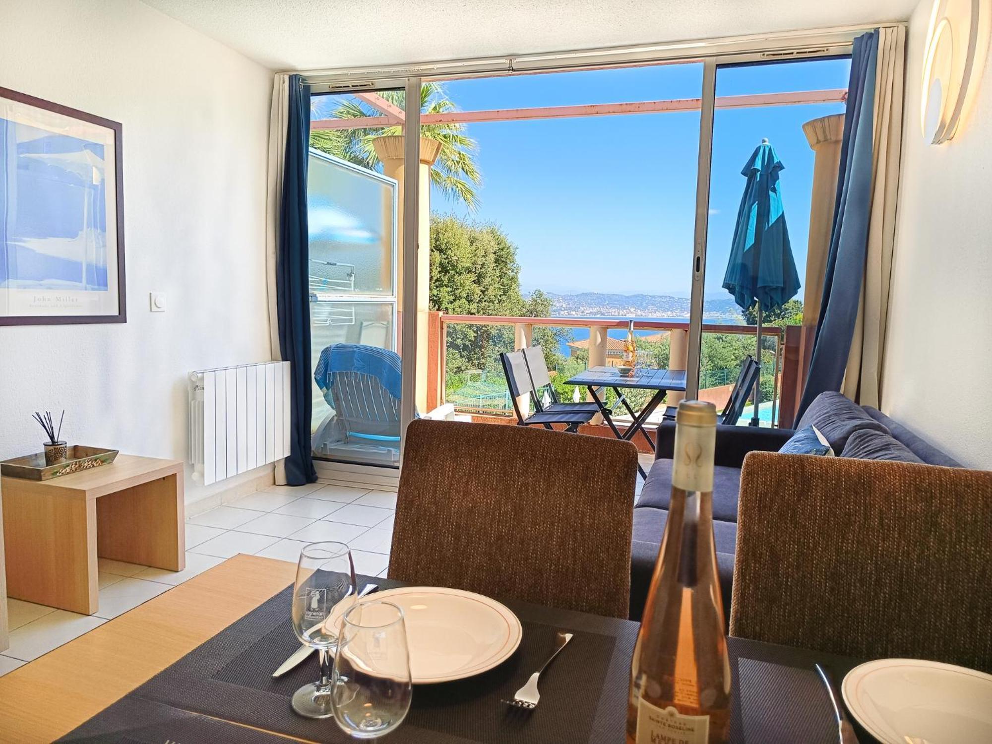 Magnifique Vue Mer Et Piscine - Les Cles De L Esterel Théoule-sur-Mer Eksteriør billede